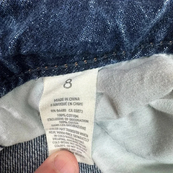 American Eagle Women’s‎ Cut Off Jean shorts Size 8 - Picture 5 of 7